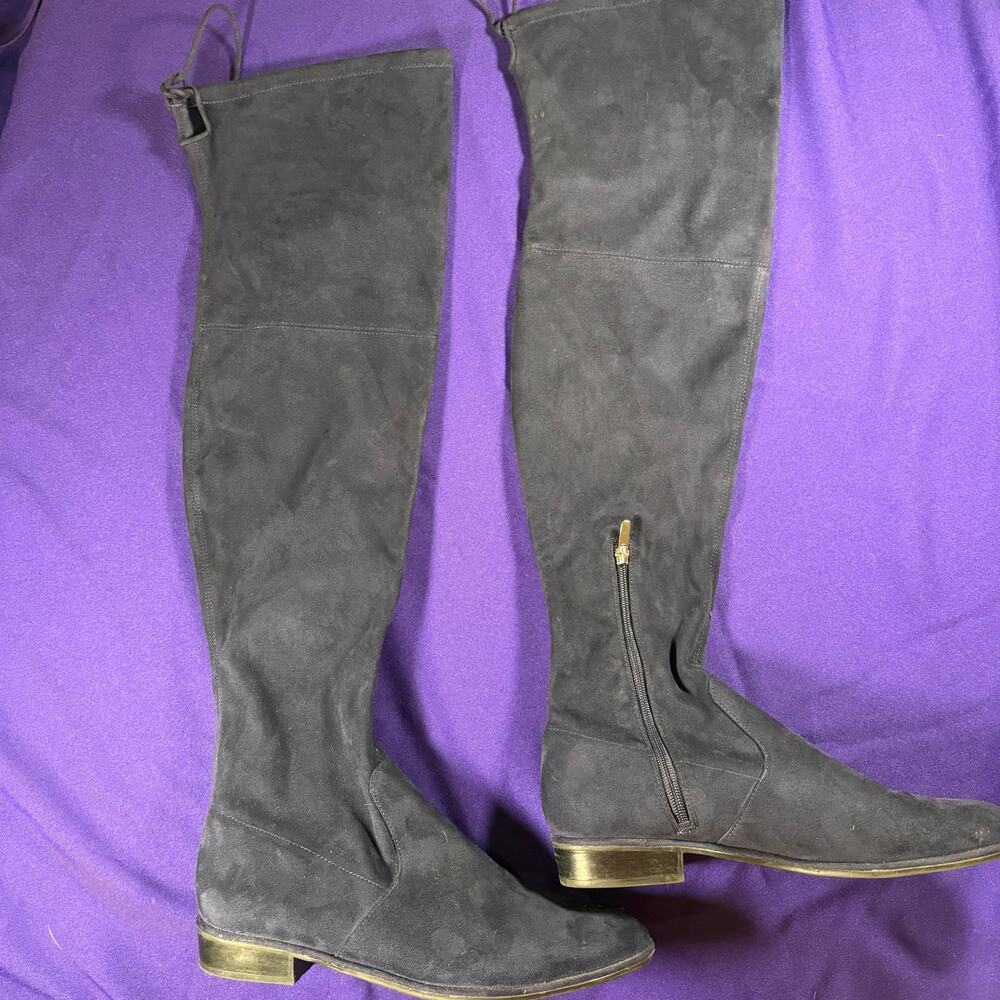 Marc Fischer women’s size 11 thigh high low heel boots excellent condition